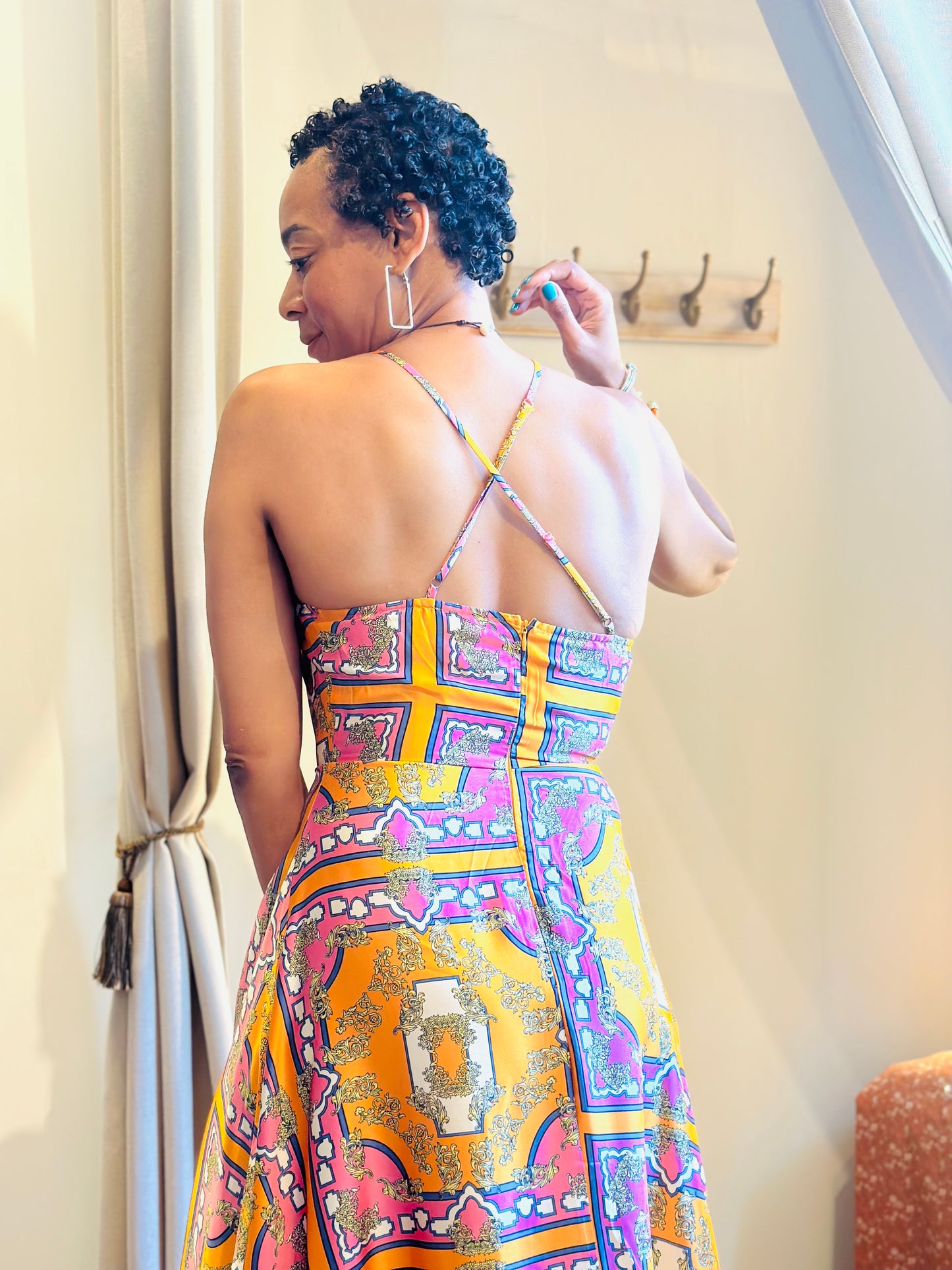 Amara Maxi Dress | Tangerine