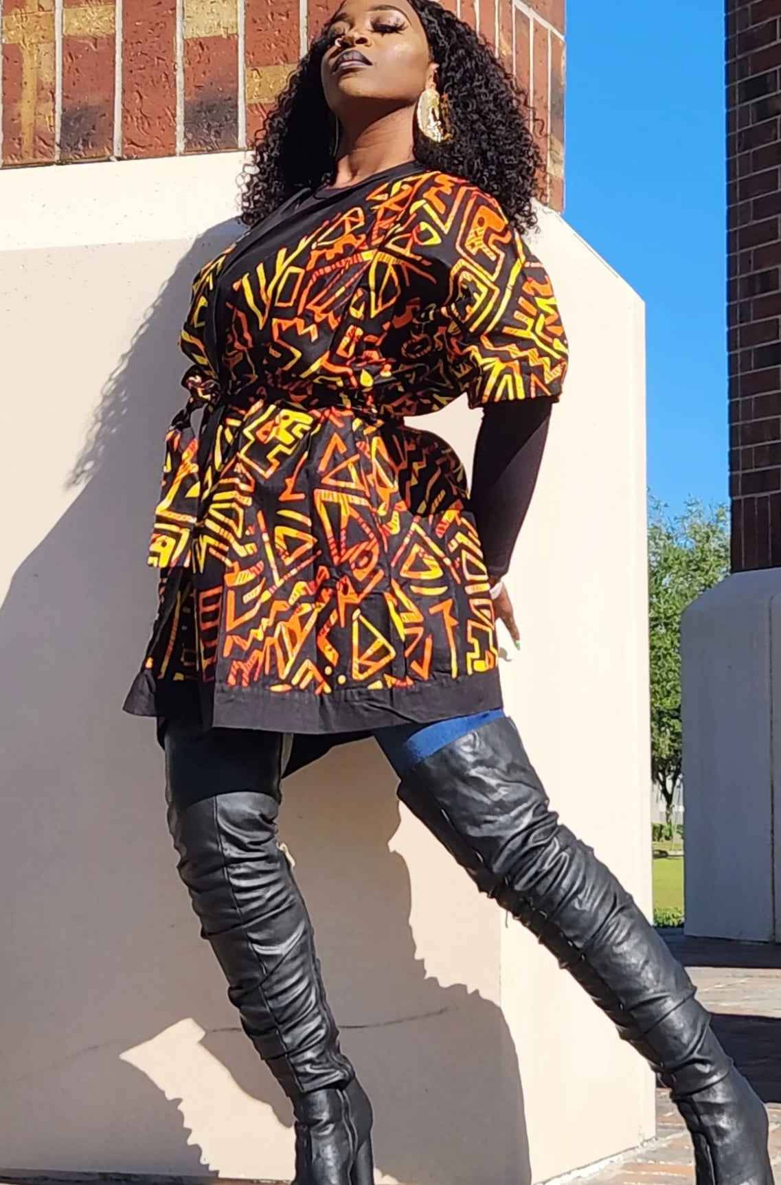 Honey Fire Kimono Jacket