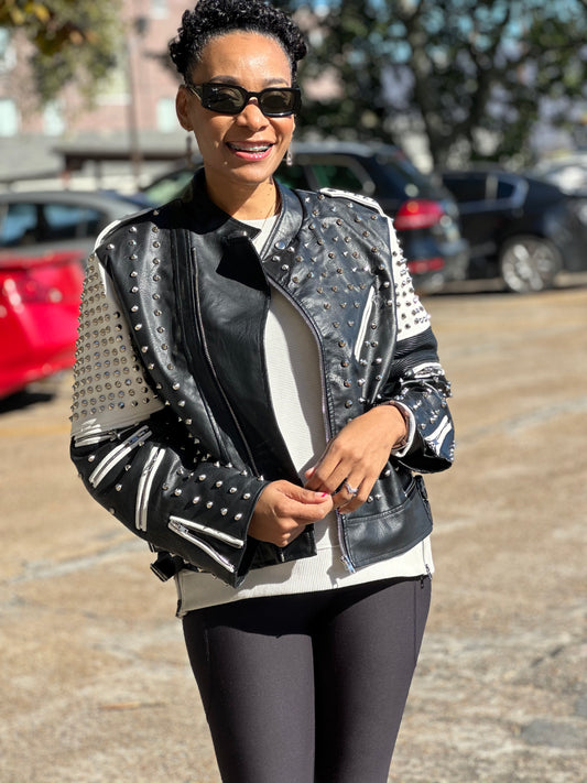 So Unique Leather Jacket